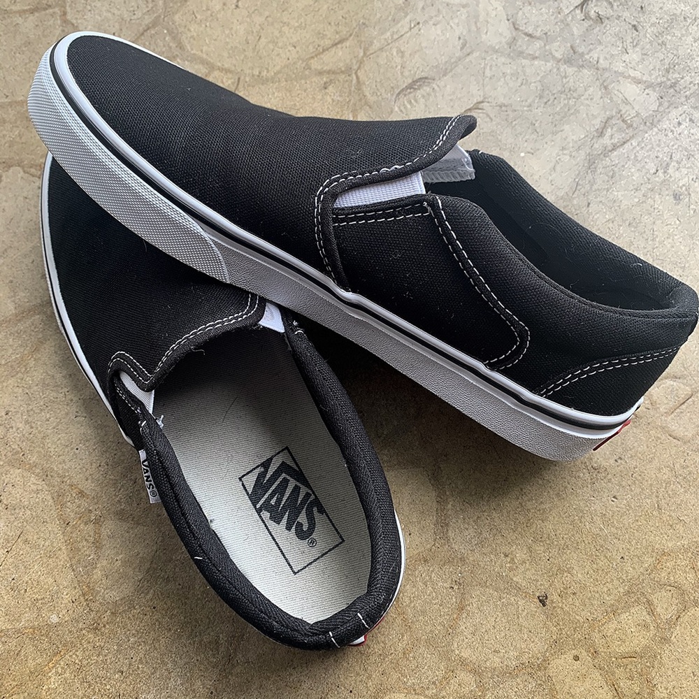 Black Classic Slip On Vans